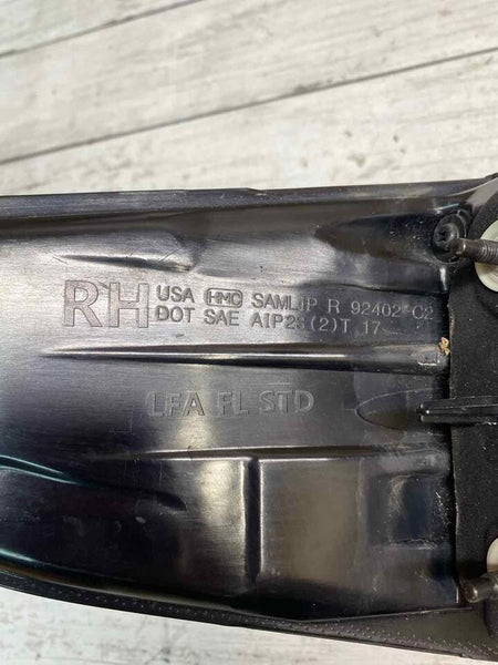 Luz trasera derecha para Hyundai Sonata (2018 a 2019), panel lateral OEM 92402C2500