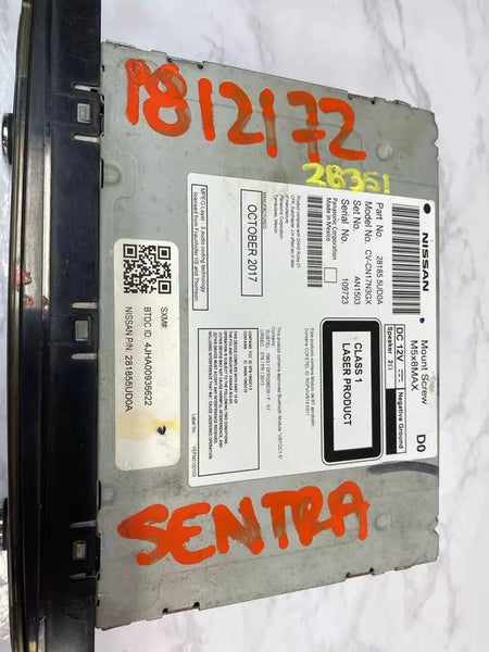 18 19 NISSAN SENTRA RÁDIO AM FM RECEPTOR SEM NAVEGAÇÃO 5.8" ASSY OEM 281855UD0A