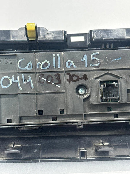 2014 TO 2016 TOYOTA COROLLA CLIMATE CONTROL HVAC AC PANEL OEM 5590002500 AUTOMATIC