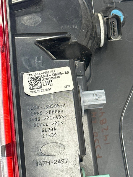 2020 TO 22 FORD F350 SUPER DUTY TAIL LIGHT BOX LEFT SIDE INCANDESENT OEM LC3B13B505AD