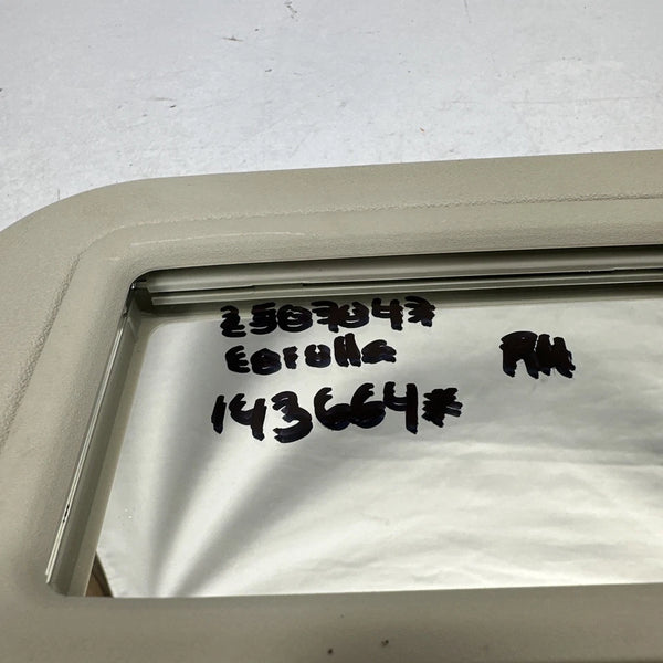 2021 TO 2024 TOYOTA COROLLA SUN VISOR RIGHT PASSANGER SIDE ASSY OEM 7431002Q50A0