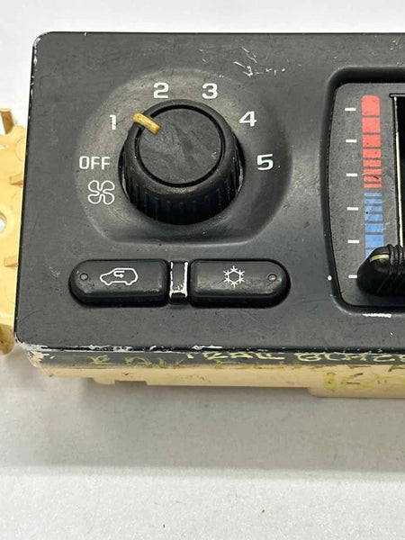 2003 TO 2006 CHEVY TRAIL BLAZER CLIMATE CONTROL HVAC AC MANUAL PANEL OEM 15195333
