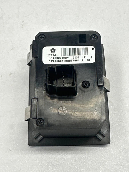 JEEP GRAND CHEROKEE HEADLIGHT CONTROL SWITCH 2021 DASH MOUNTED OEM 68258718AB1766