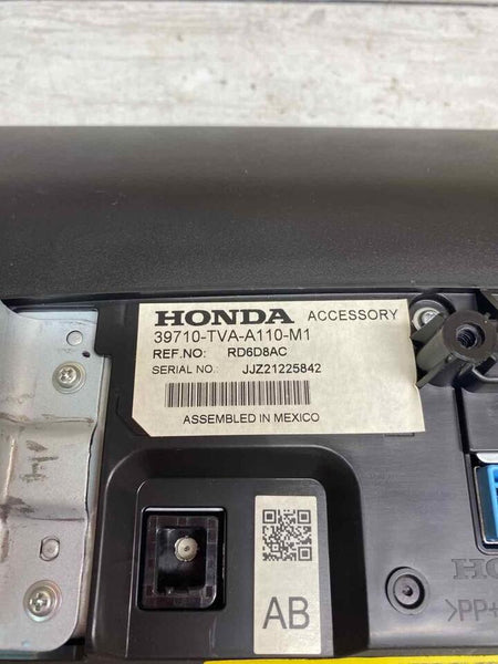 Honda Accord radio am fm 18 22 display screen dash mounted info OEM 39710TVAA11