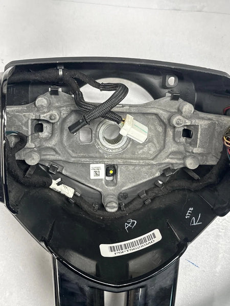 2017 2018 NISSAN ROGUE SPORT STEERING WHEEL BLACK ASSEMBLY OEM 484306MA4A