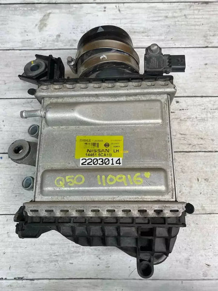 16 17 18 19 20 21 INFINITI Q50 INTAKE INTERCOOLER 3.0L LEFT SIDE OEM 144615CA1B