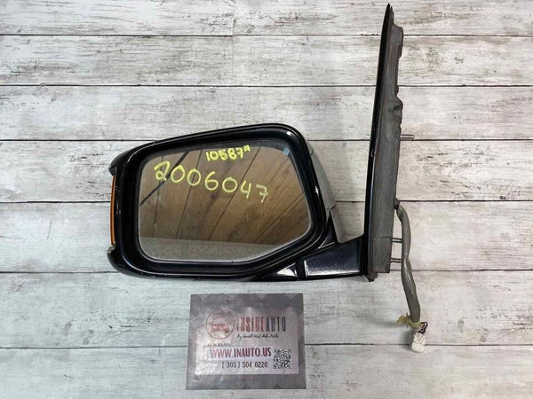 DOOR MIRROR ODYSSEY 2011 2013 HONDA LEFT SIDE NH731P BLACK COLOR OEM 76250TK8A31