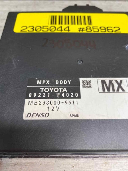 Toyota CHR multi body control 2020 2022 mpx multi network unit OEM 89221F4020