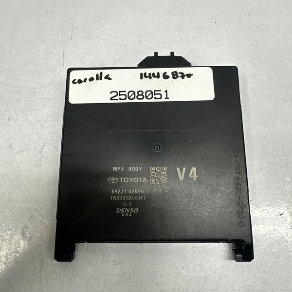 2020 TO 2023 TOYOTA COROLLA MULTI NETWORK CONTROL BODY MODULE SEDAN OEM 8922102590