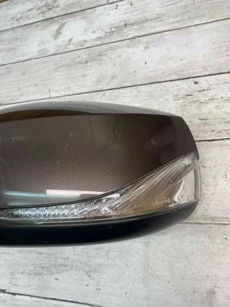 Infiniti Q50 door mirror 2014 to 2021 left side brown OEM assy 963026HH0A