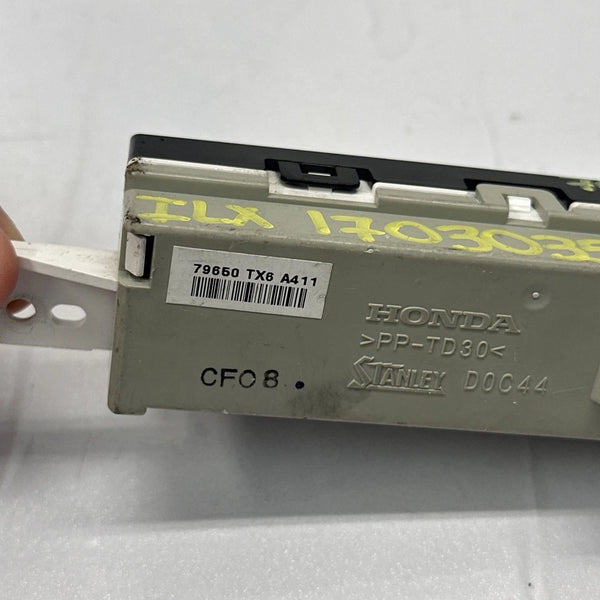 2013 TO 2018 ACURA ILX CLIMATE CONTROL LOWER DISPLAY ASSEMBLY OEM 79650TX6A41