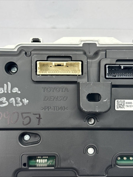 2021 TOYOTA COROLLA INSTRUMENT CLUSTER SPEEDOMETER SEDAN OEM 83800F2W10 69K MILES