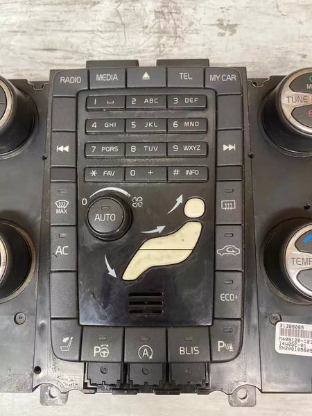 14 15 16 17 18 VOLVO S60 RADIO AM FM RADIO CONTROL PANEL HEATED SEATS ASSY OEM 31324828