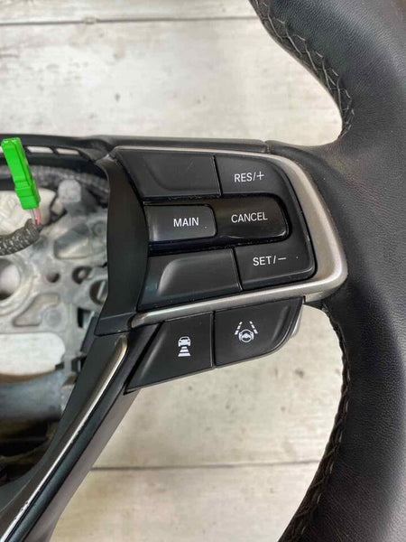 Volante Honda Accord 2018 a 2022 couro preto assy OEM 78501TVAA10ZA