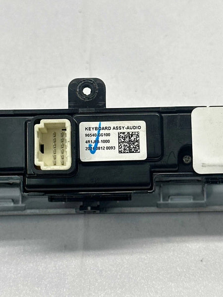 2025 KIA K4 RADIO AM FM DASH MULTIMEDIA CONTROL PANEL SWITCH ASSY OEM 96540GG100