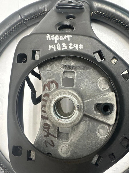 2017 2018 NISSAN ROGUE SPORT STEERING WHEEL BLACK ASSEMBLY OEM 484306MA4A