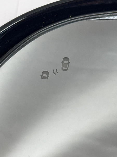 2020 HYUNDAI SANTA FE DOOR MIRROR LEFT SIDE ASSY OEM 87610S2210 BLIND SPOT RED