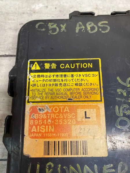 Toyota 4Runner abs control module from 2003 to 2004 unit assy OEM 8954035320