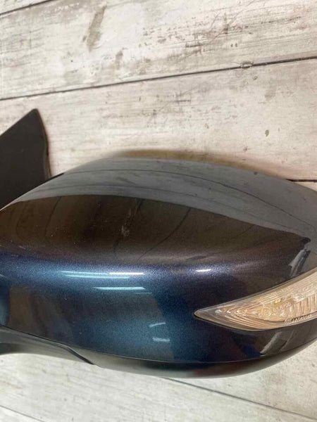 DOOR MIRROR NISSAN SENTRA 13 15 LEFT SIDE BLUE COLOR TURN SIGNAL OEM 963743TH1A