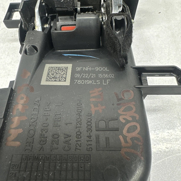 2022 TO 2024 HONDA CIVIC DOOR HANDLE INSIDE FRONT LEFT SIDE ASSY OEM 72160T20A010