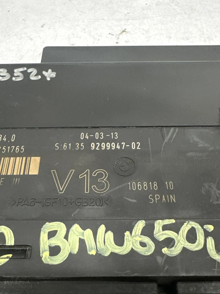 2012 TO 2019 BMW 650I POWER CONTROL MODULE AUXILIAR BATTERY CHARGE OEM 61359299947