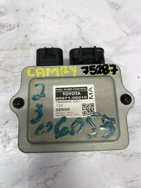 2018 TO 2020 TOYOTA CAMRY FUEL PUMP CONTROL MODULE UNIT 2.5L ASSY OEM 8957106010