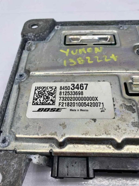 2016 TO 2020 GMC YUKON RADIO AM FM RADIO AMPLIFIER CONTROL UNIT ASSY OEM 84503467