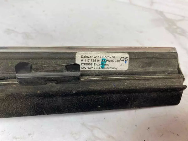 14 15 16 17 18 19 MERCEDES CLA250 MOLDURA DE PUERTA DELANTERA IZQUIERDA LADO DEL CONDUCTOR CONJUNTO OEM 1177250182