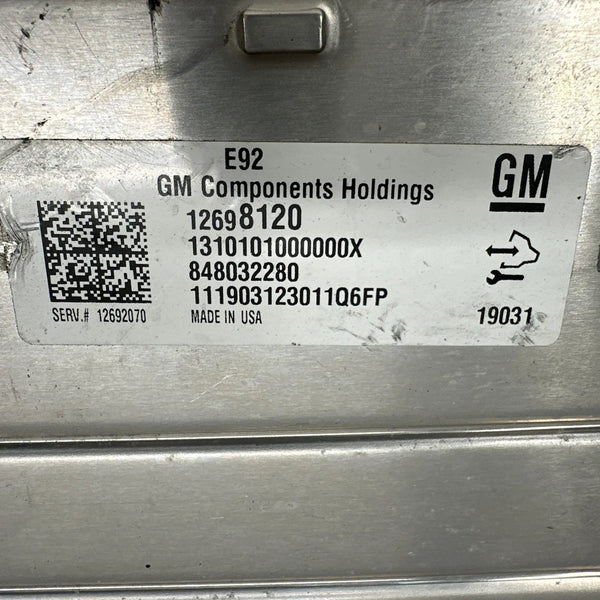 2019 CHEVROLET SILVERADO 1500 PICKUP ENGINE CONTROL UNIT ECU ECM OEM 12698120