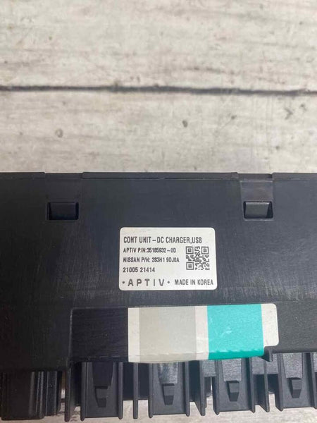 2021 NISSAN MURANO USB PORT CONTROL DC CHARGER CONTROL UNIT OEM 283H19DJ0A