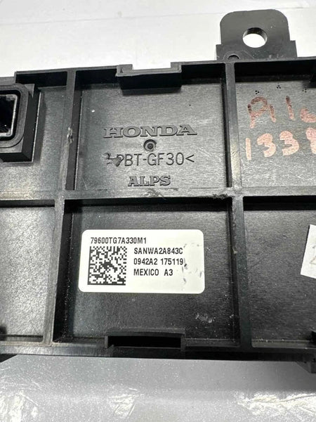 2021 2022 HONDA PILOT CLIMATE CONTROL HVAC AC PANEL US MARKER SE MODEL 79600TG7A33