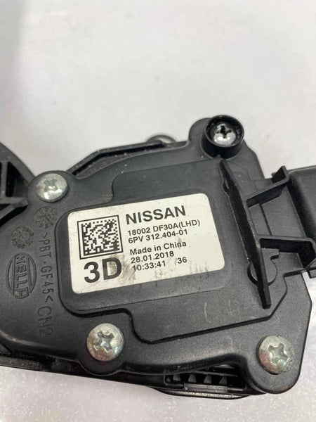 2018 NISSAN ROGUE SPORT ACCELERATOR PEDAL PEDAL ASSEMBLY 2.0L OEM 18002DF30A