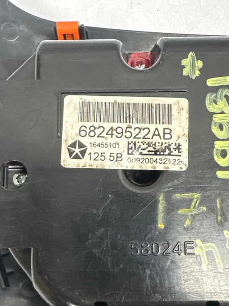 2015 TO 2018 JEEP CHEROKEE CLIMATE CONTROL HVAC AC PANEL ASSY OEM 68249522AB