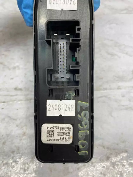 19 20 21 22 23 CHEVROLET SILVERADO 1500 INTERRUPTOR DE JANELA INTERRUPTOR DE PORTA ASSY OEM 84699725