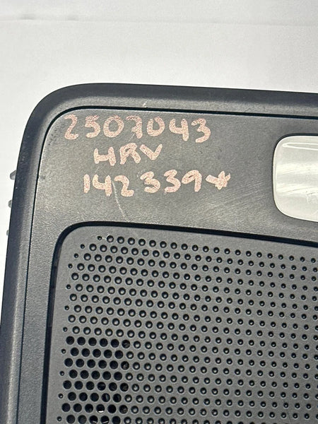 2025 HONDA HRV OVERHEAD CONSOLE ROOF DOOM LIGHT ASSY OEM MX108A69 BLACK COLOR