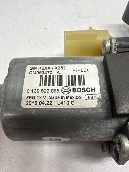 2014 TO 2019 CHEVROLET SILVERADO WINDOW MOTOR FRONT RIGHT SIDE OEM CLASSIC 22921494