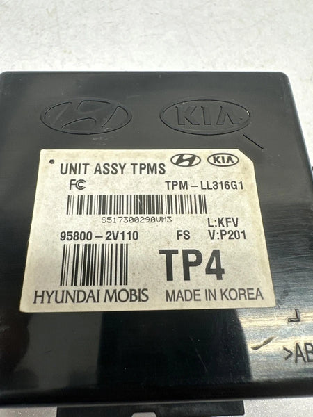 2013 TO 2017 HYUNDAI VELOSTER TPMS CONTROL SUSPENSION MODULE UNIT ASSY OEM 958002V110