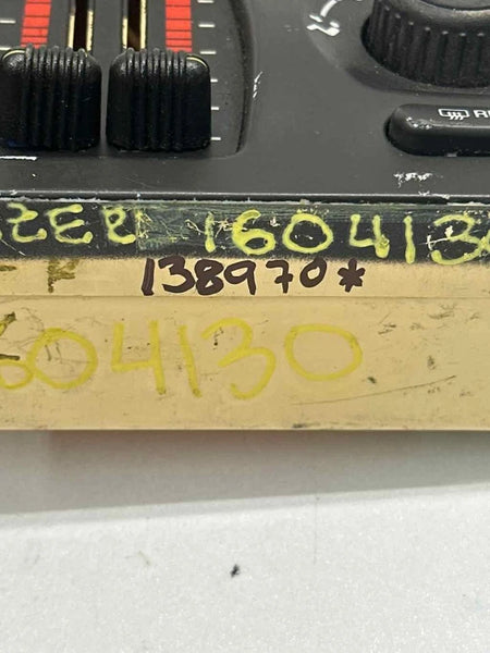 2003 TO 2006 CHEVY TRAIL BLAZER CLIMATE CONTROL HVAC AC MANUAL PANEL OEM 15195333