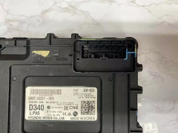 20 21 22 23 HYUNDAI SONATA UNIDAD DE CONTROL DE CARROCERÍA BCM SIN LLAVE MERCADO ESTADOUNIDENSE CONJUNTO OEM 95400L0340