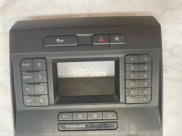 2018 FORD F150 RADIO AM FM PANEL DE CONTROL MONTADO EN EL TABLERO CONJUNTO OEM JL3T18E243BKH
