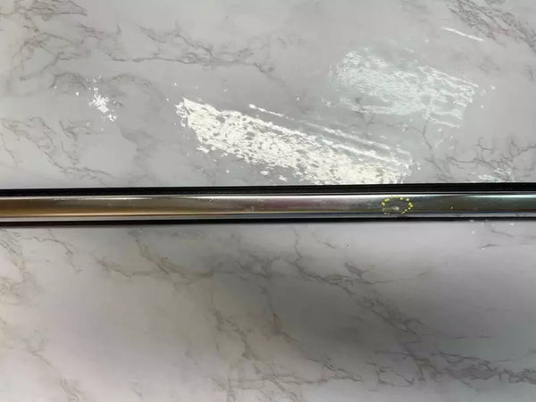 17 18 19 20 21 22 23 GMC ACADIA ROCKER MOULDING LEFT CHROME MOULDING HAS A SMALL DENT 84160415