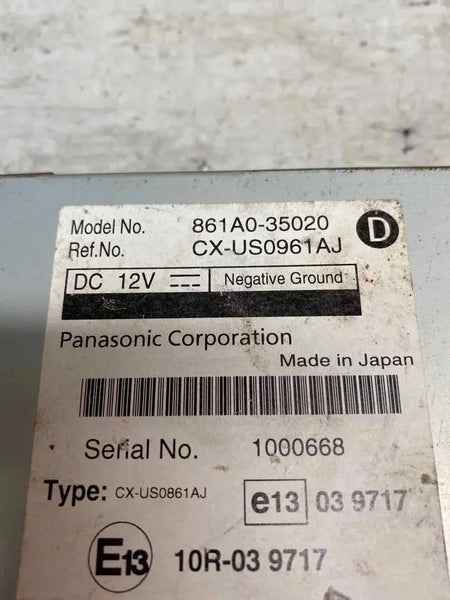 Toyota 4Runner multimedia interface control module OEM 861A035020