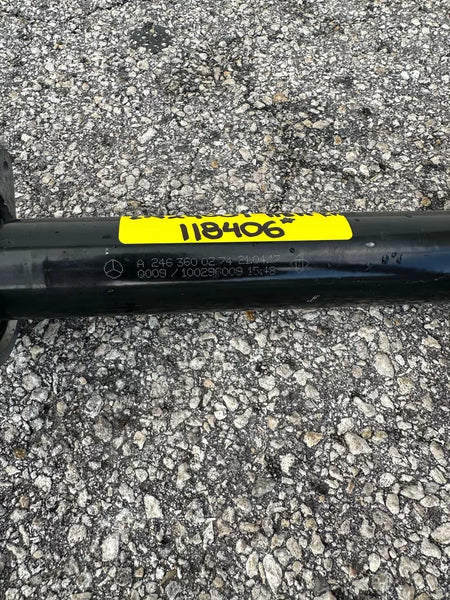 14 15 16 17 18 19 MERCEDES CLA250 EJE DELANTERO DERECHO CONJUNTO INTERIOR Y EXTERIOR OEM 2463301901