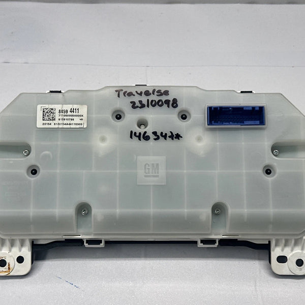 2021 CHEVROLET TRAVERSE INSTRUMENT CLUSTER SPEEDOMETER 84594411 CANADA 29K MILES