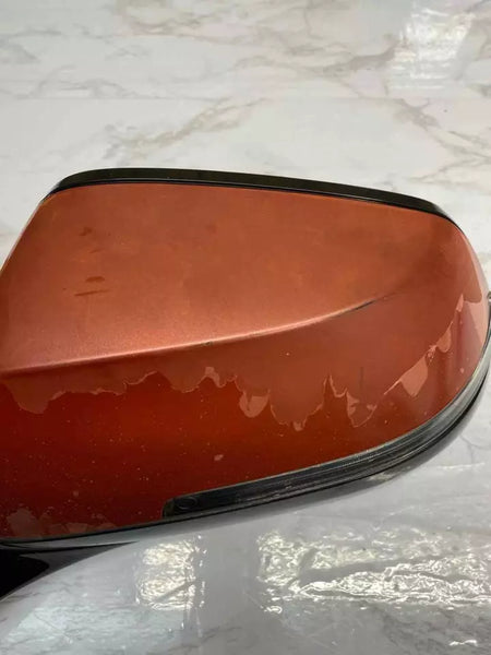 16 17 18 19 BMW 640I DOOR MIRROR 2016 TO 2019 LEFT SIDE RED PRIME IS PEALED OEM 51167394125