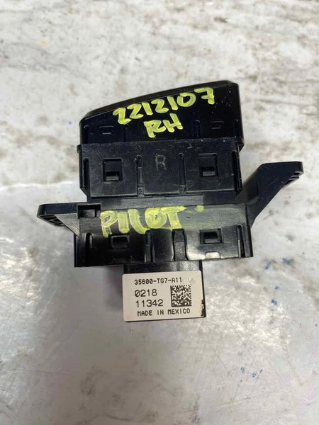 21 HONDA PILOT HEATED SEAT SWITCH RIGHT PASSENGER SIDE ASSY OEM 35600TG7A11