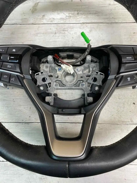 Volante Honda Accord de 18 a 22 couro preto assy OEM 78501TVAA10ZA