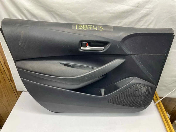 2017 TO 2019 TOYOTA COROLLA DOOR PANEL TRIM FRONT LEFT SIDE OEM 67612X1709 BLACK SEDAN