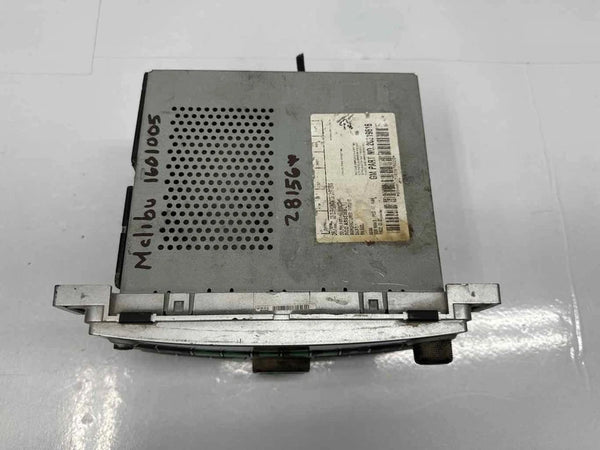 2009 TO 2012 CHEVROLET MALIBU RADIO AM FM RECEIVER UNIR ASSEMBLY OEM 20919616