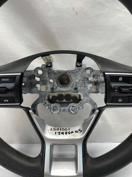 21 TO 24 KIA K5 STEERING WHEEL POLYURETHANE BLACK NO SPORT ASSY OEM 56100L2040QA1
